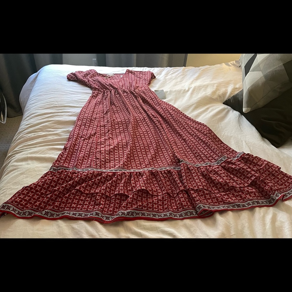 ✨nwt✨ Max Studio - Maxi Print Dress - Sz Small - Picture 13 of 13